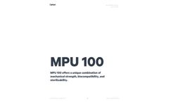Resolution - Model MPU 100 - Carbon Medical-Grade Material Brochure