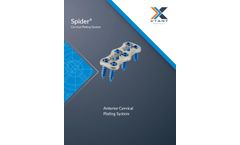 GammaTRACER Spider - Anterior Cervical Plate and Screws - Brochure
