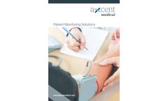 aXcent - Model PAVO - Vital Signs Monitor Brochure