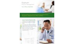 Quanum Practice Management (PM) Brochure