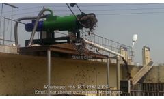 Poultry manure drying machine for Poultry manure dewatering - Video