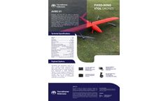 Terra Agri - Model Aviro X1 - Agriculture Mapping Drones - Brochure