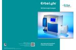 Erba - Model ErbaLyte Series - Electrolyte Analyzers- Brochure