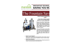 Fountain Saver System Brochure