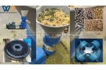 Working video of the livestock feed pellet making machine - Video