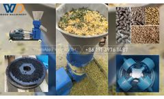 Working video of the livestock feed pellet making machine - Video