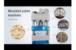 Moulded Pallet Machine | Pressed Wood Pallet Machine - Video