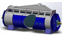 BIOETP - Model SG-100 - Rotary Disc Dryer of Steam Drying