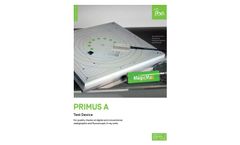 Primus - Model A - Test Device for Quality Check - Brochure