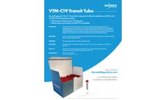 Biomed - Model VTM-C19 - Transit Tube - Brochure