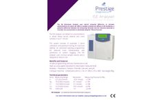 Prestige - Ion-Selective Electrode - Electrolyte Analyser Brochure