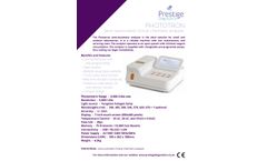 Phototron - Semi Automated Clinical Chemistry Analyser Brochure
