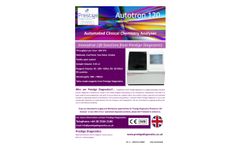 Autotron - Model 120 - Automated Clinical Chemistry Analyser Brochure