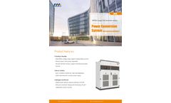 Megarevo - Model MEGA series - Power Conversion System (with Isolation Transformer) - Brochure