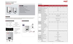 PH5000 Series High Frequency Solar Inverter - Brochure