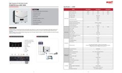 PH5000TM Series High Frequency On Grid Solar Inverter (4-15KW) - Brochure