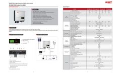 PH1000 Pro Series On/Off Grid High frequency Hybrid Solar Inverter (5KW) - Brochure