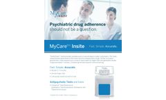MyCare Insite - Psychiatric Drug Adherence Analyser Brochure
