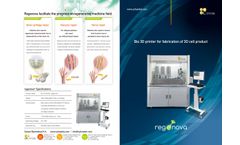 regenova - Bio 3D Printer Brochure