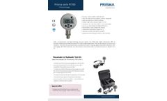 Prisma - Model PI700X - Digital Pressure Gauge Datasheet