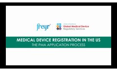 Medical Device Registration in the US - The PMA Application Process - Video