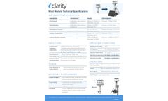 Clarity - Wind Module - Technical Specifications