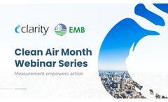 Air Quality Monitoring & Air Sensors: DENR-EMB & Clarity Philippines Clean Air Month Webinar Series - Video