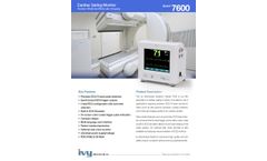 Ivy Biomedical - Model 7600 - Cardiac Trigger Monitor - Datasheet
