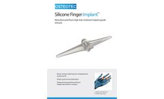 Osteotec - Silicone Finger Implant - Brochure