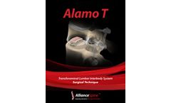 Alamo - Model T - Transforaminal Lumbar Intervertebral Device - Brochure