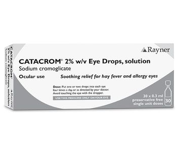 Rayner Catacrom Sodium Cromoglicate 2% Eye Drops