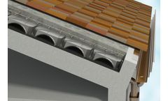 Disposable formwork for ventilated roof sector