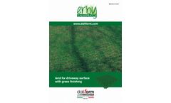 Salvaprato - Model ERBY - Grid for Driveway Surface with Grass Finishing - Brochure