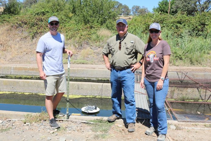 Aquasend Beacon® Monitors Water Quality at Mt. Lassen Trout Farm-0