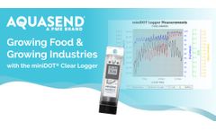 Growing Food & Growing Industries with the miniDOT® Clear Logger