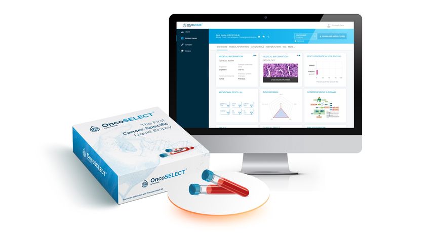 OncoSELECT - Cancer-Specific Biomarker Test Kit on a Liquid Biopsy