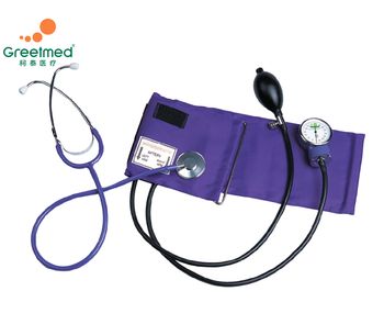 Greetmed - Model GT001-110 - Aneroid Sphygmomanometer with Stethoscope