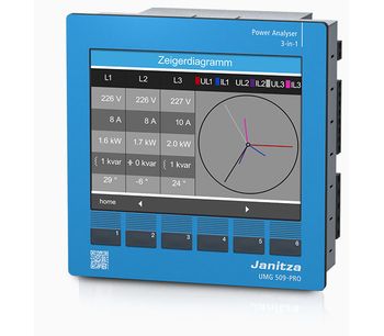 Janitza - Model UMG 509-PRO - Multifunction Power Analyzer with RCM