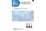 UNIEVER - Model K-3 Lancet point - Disposable Spinal Anesthesia Needles Brochure
