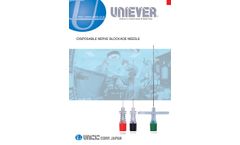UNIEVER - Disposable Nerve Blockade Needle Brochure
