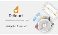D-Heart - Medical Grade Smartphone/Tablet ECG Device - Brochure