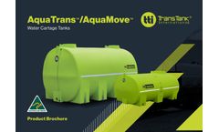 TTi AquaTrans - Portable Water Cartage Tank - Brochure