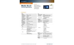 Tangent - Model Medix BL22 - Medical Monitor - Datasheet