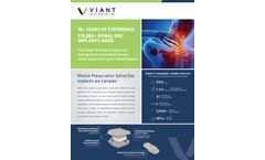 Viant - Spinal Disc Implants - Brochure