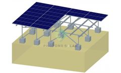 Photons Solar - Flat Concrete Roof Solar Mounting System