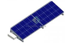Photons Solar - Flat Concrete Roof Triangle Mounting Ballast