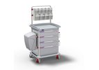 Preciso - Model #PRE9###-G-MED - N°9 – Dressing Trolley with Overbridge
