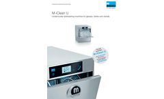 MEIKO - Model M-iClean U - Glass Washers and Dishwashers - Brochure