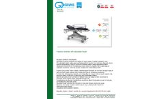 Givas - Model BSK1022 - 4-Section Stretcher with Adjustable Height - Brochure