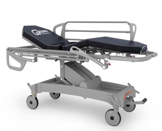 Givas - Model BSK1222 - 4-Section Stretcher with Adjustable Height and Trendelenburg